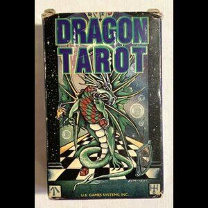 Dragon Tarot Card Deck Peter Pracownik w/ Instructions 1996 $19.99
